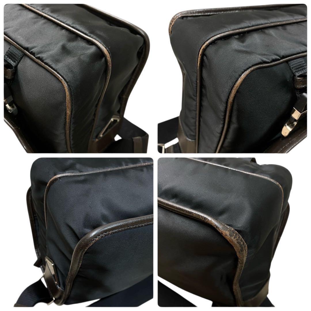 PRADA プラダ メッセンジャーバッグ ショルダーバッグ ビジネス　三角ロゴ