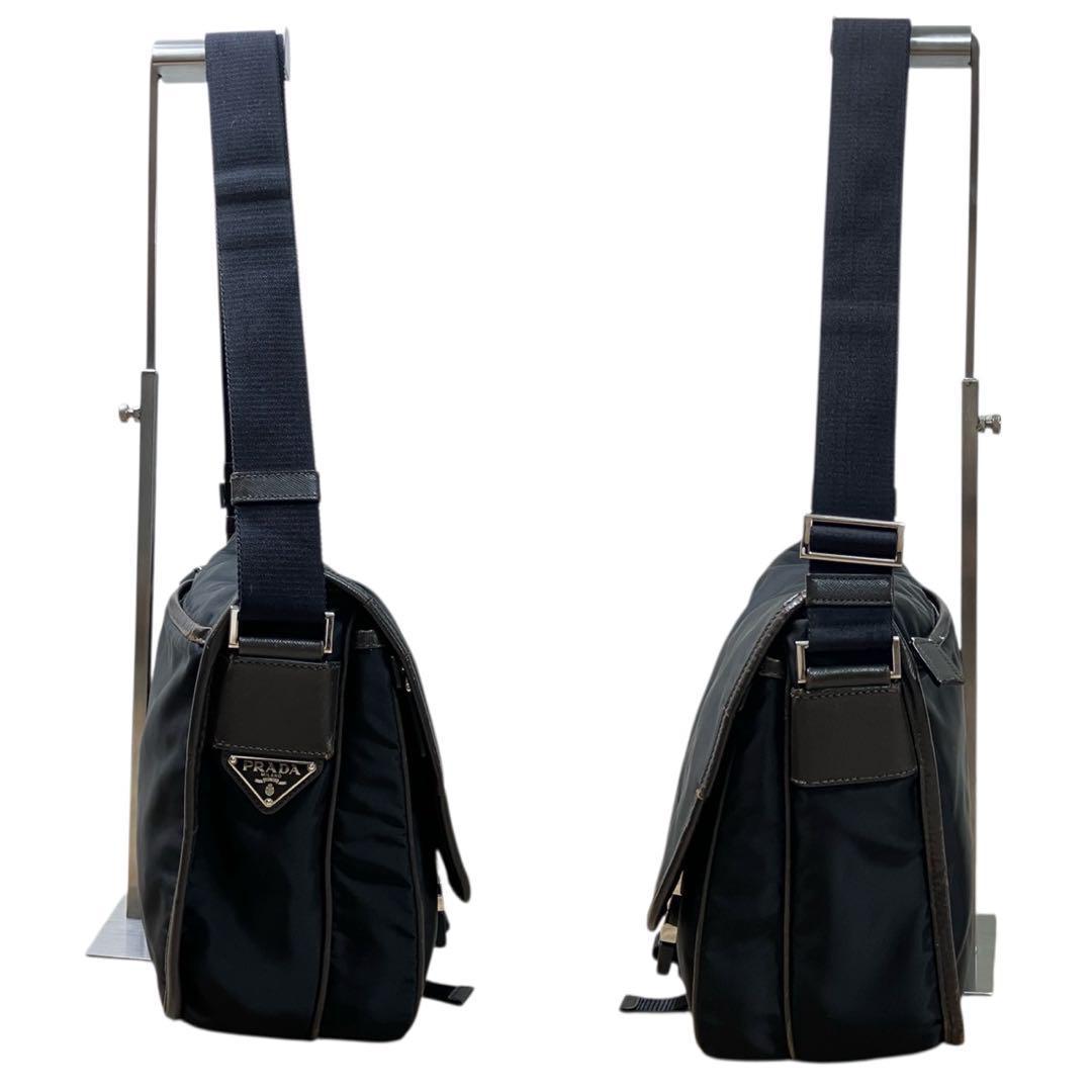 PRADA プラダ メッセンジャーバッグ ショルダーバッグ ビジネス　三角ロゴ