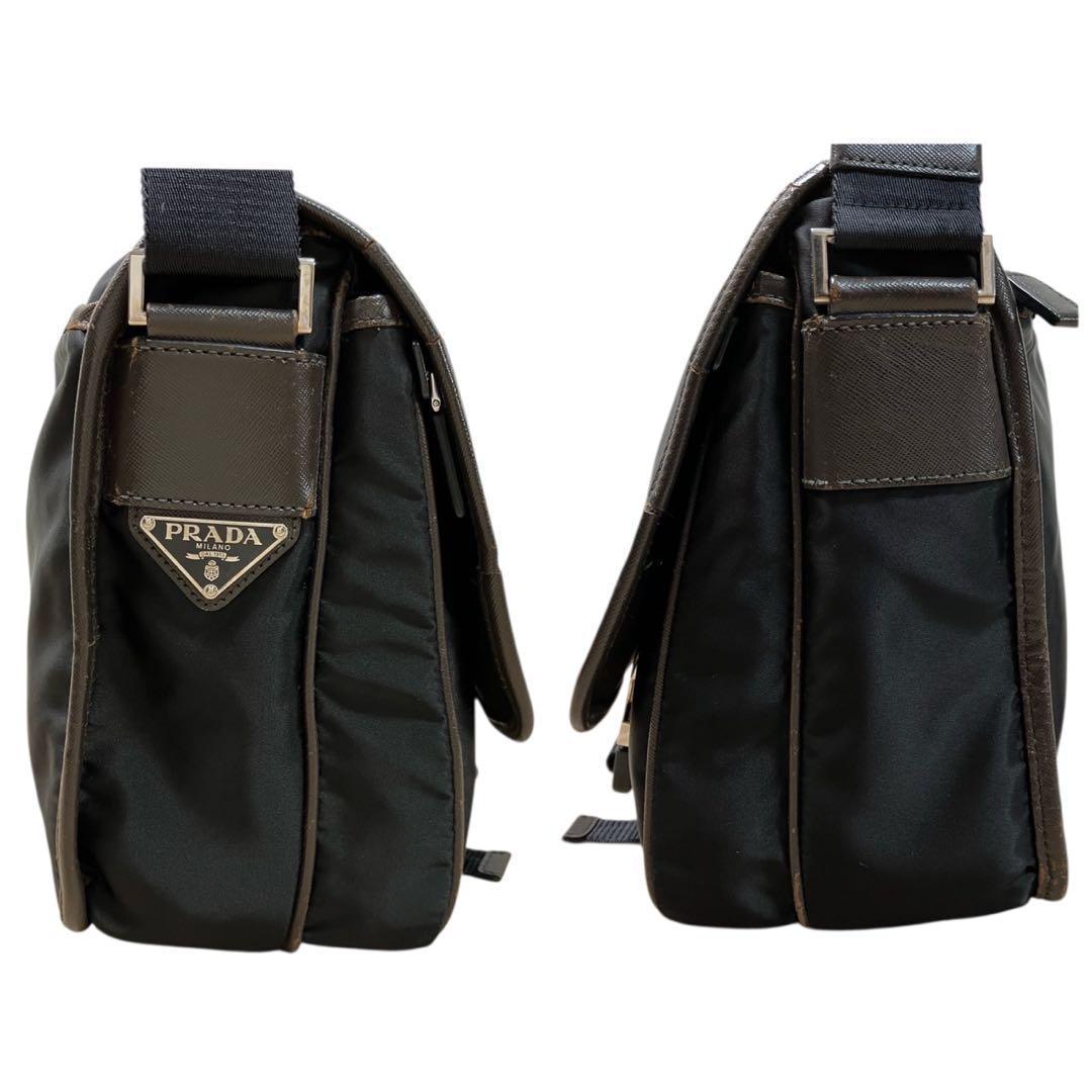 PRADA プラダ メッセンジャーバッグ ショルダーバッグ ビジネス　三角ロゴ