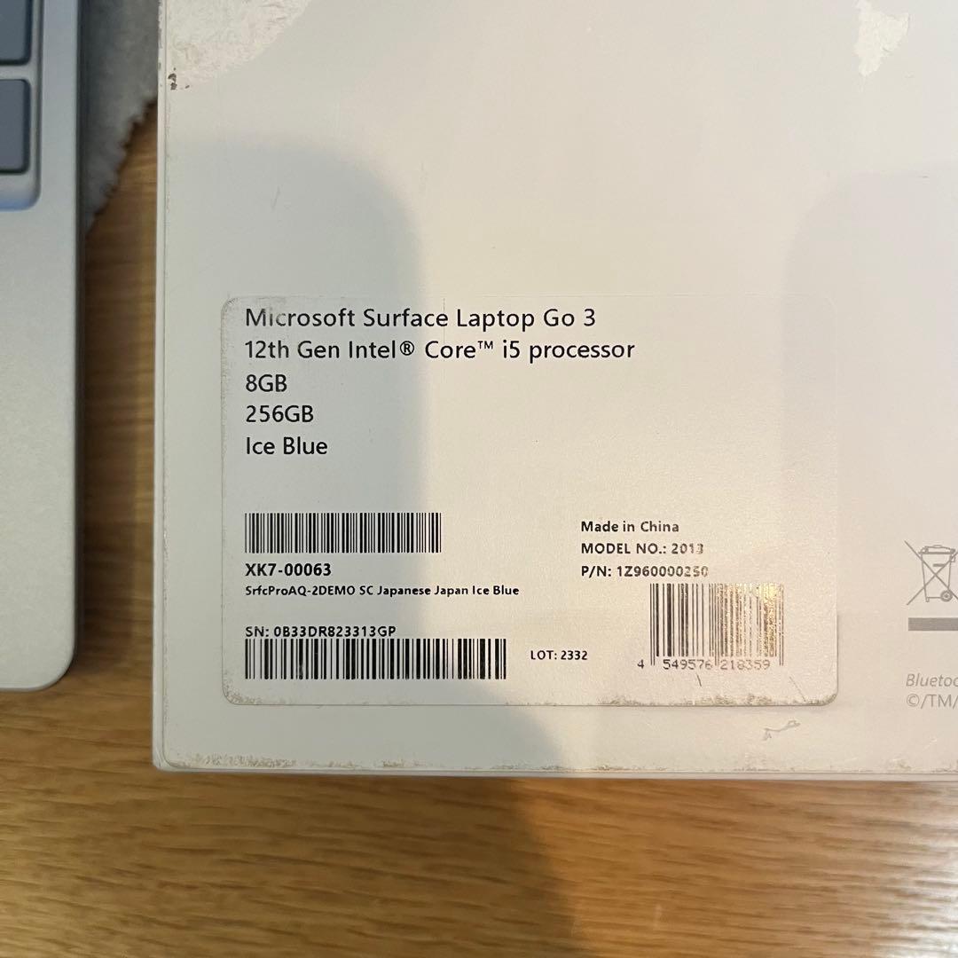 Windowsノート本体 surface laptop go3 corei5 8GB 256GB