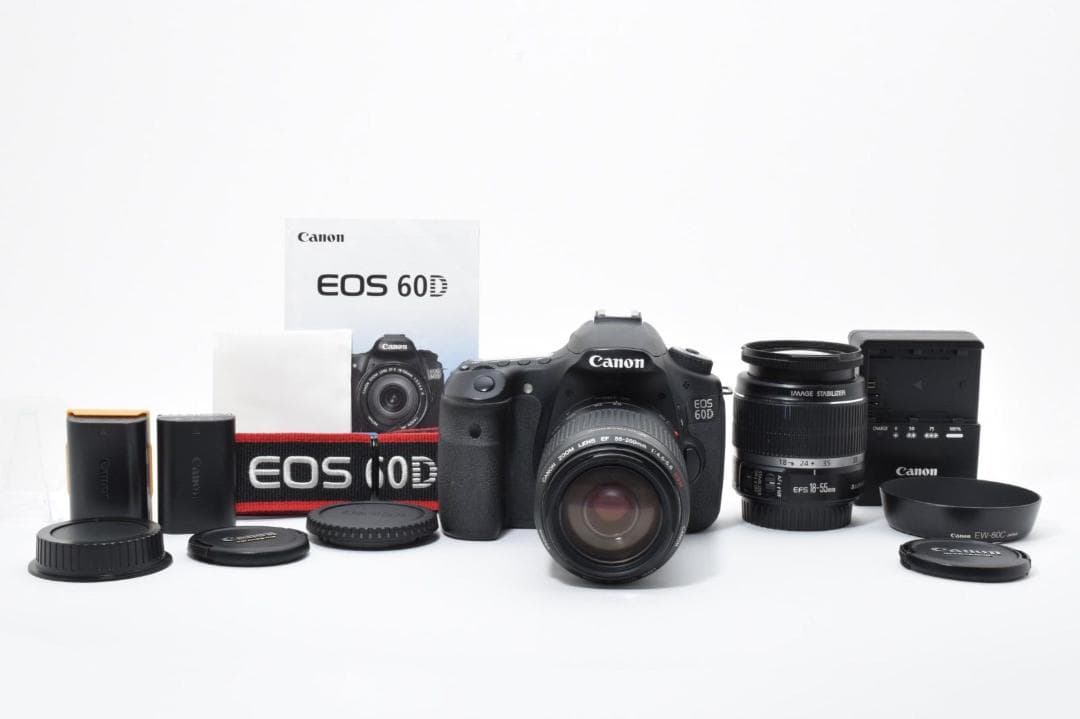 【美品】キヤノン Canon EOS 60D ダブルレンズキット