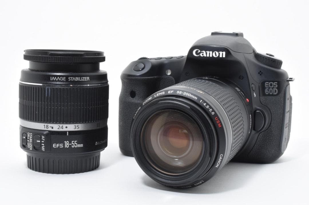 【美品】キヤノン Canon EOS 60D ダブルレンズキット