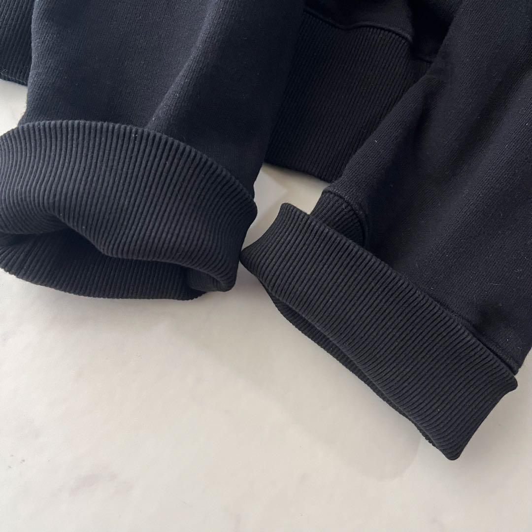 MM6 メゾンマルジェラ スウェット トレーナー ブラック 川口春奈さん着用