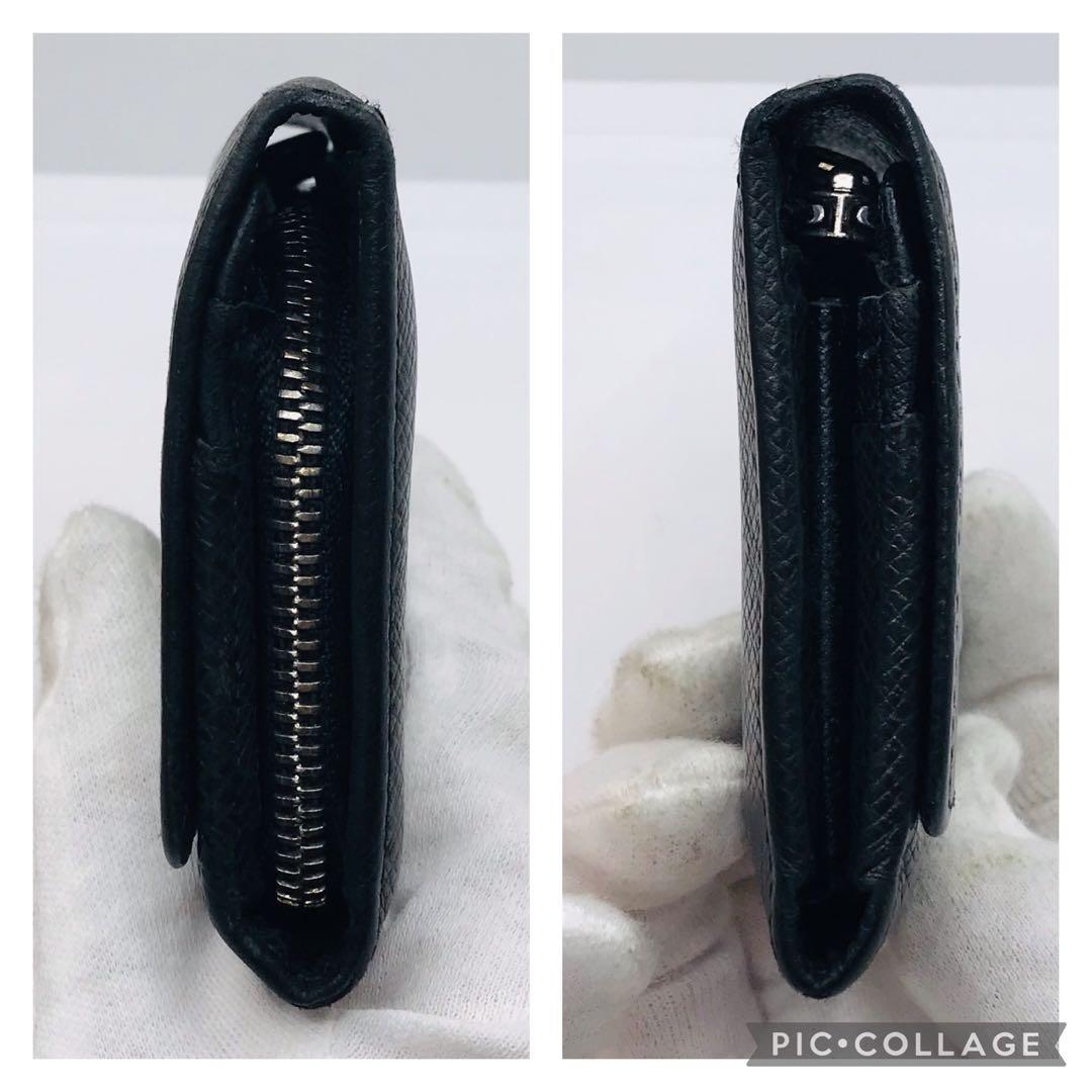 ルイヴィトン✨タイガ 黒 ポルトモネ セルゲイ パース アルドワーズ