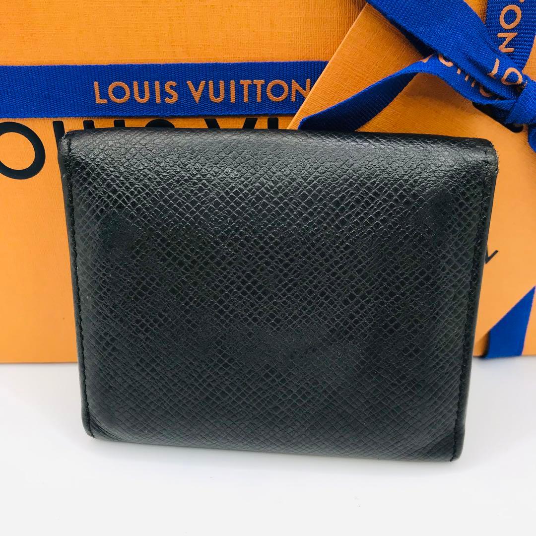 ルイヴィトン✨タイガ 黒 ポルトモネ セルゲイ パース アルドワーズ
