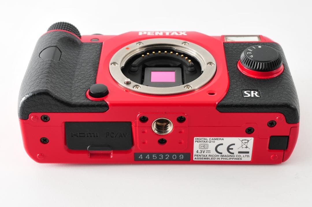 PENTAX Q10 レッド ショット 550枚 2レンズ 元箱入 #98