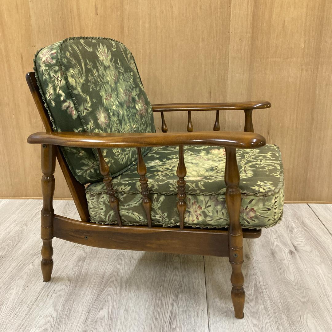 【カリモク】コロニアル アームチェア　1人掛けソファ B