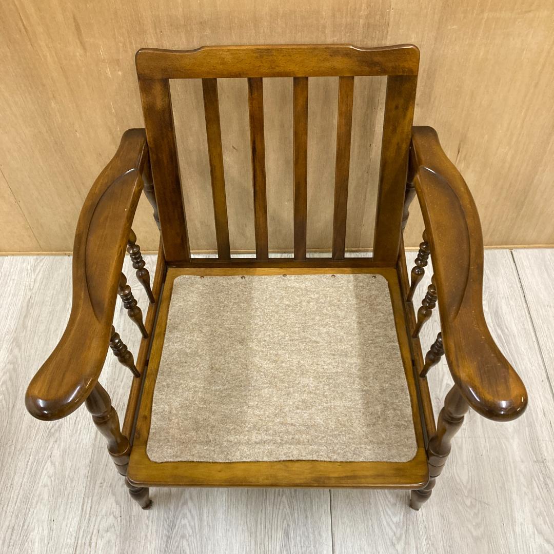 【カリモク】コロニアル アームチェア　1人掛けソファ B