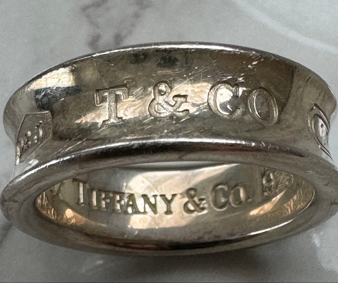 Tiffany＆Co. ナローリング 1837 シルバー925