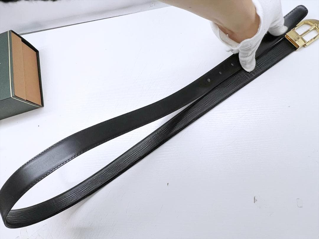未使用保管 ルイヴィトン エピ サンチュールクラシック ベルト 110