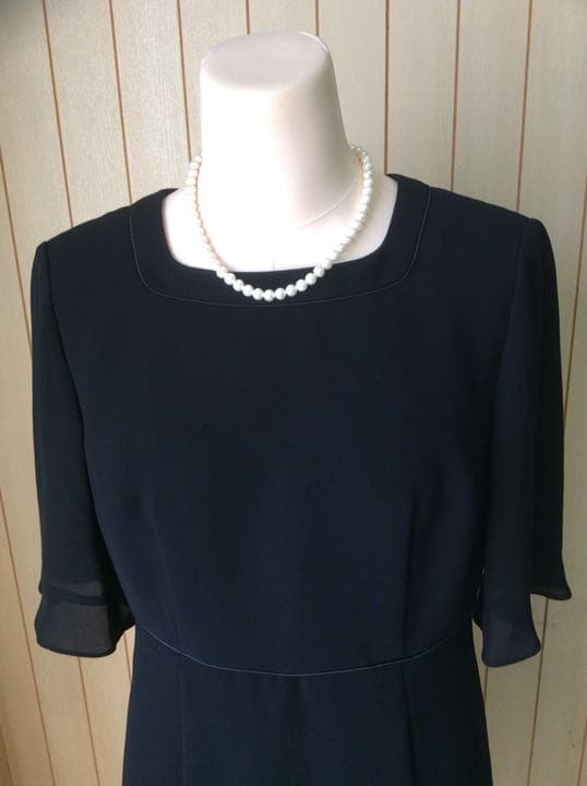 【美品】ユキトリイ  喪服  ★9号★フォーマル・ワンピース・ジャケット黒