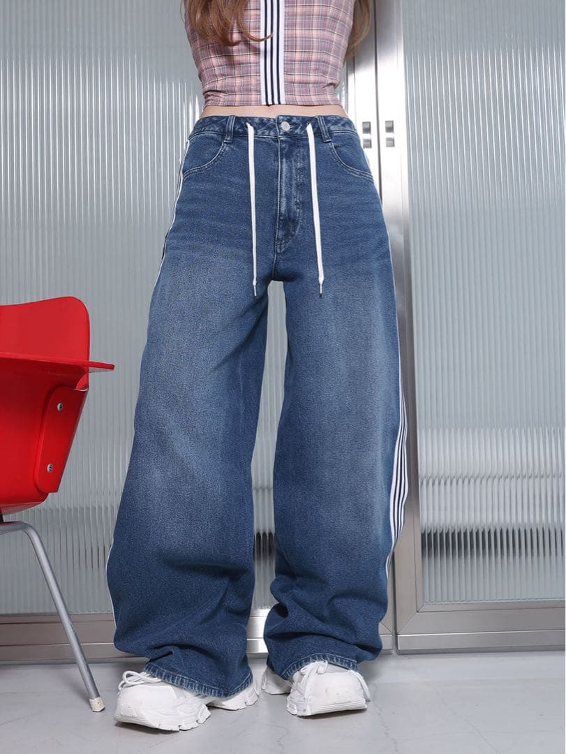 Lara Darich リメイクデニムパンツ M