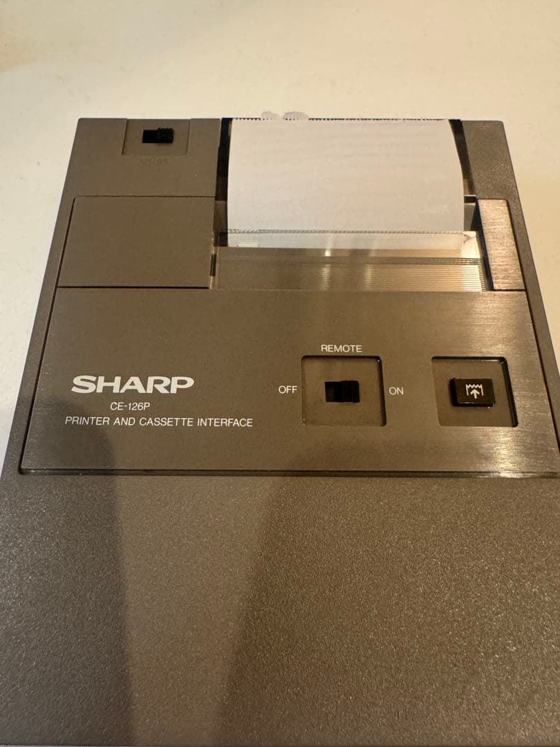 SHARP CE−126PとEA-1250P(1巻)