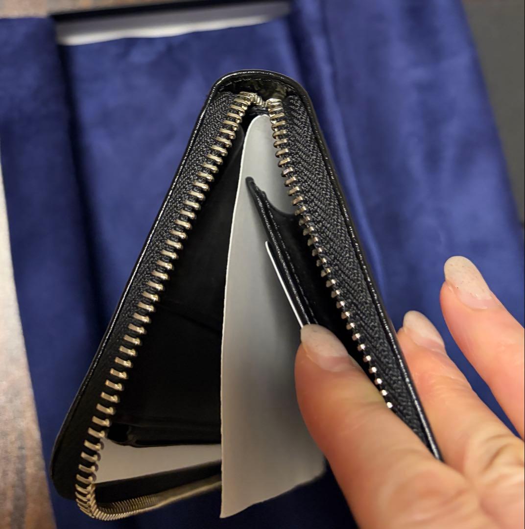 【新品】ブラックレザー 長財布