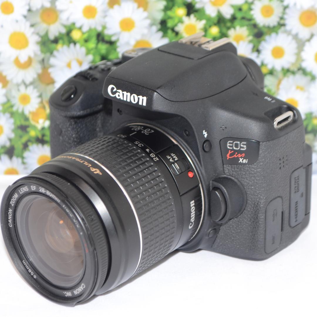 美品❤canon kiss x8i標準レンズセットCanon EF 28-80❤