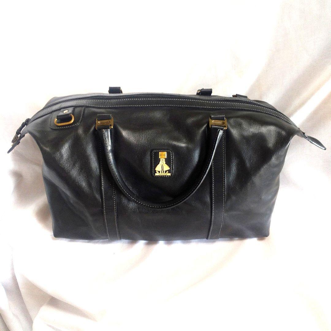 【希少】Burberry バーバリー　ボストンバッグ　ノバチェック　黒　大容量