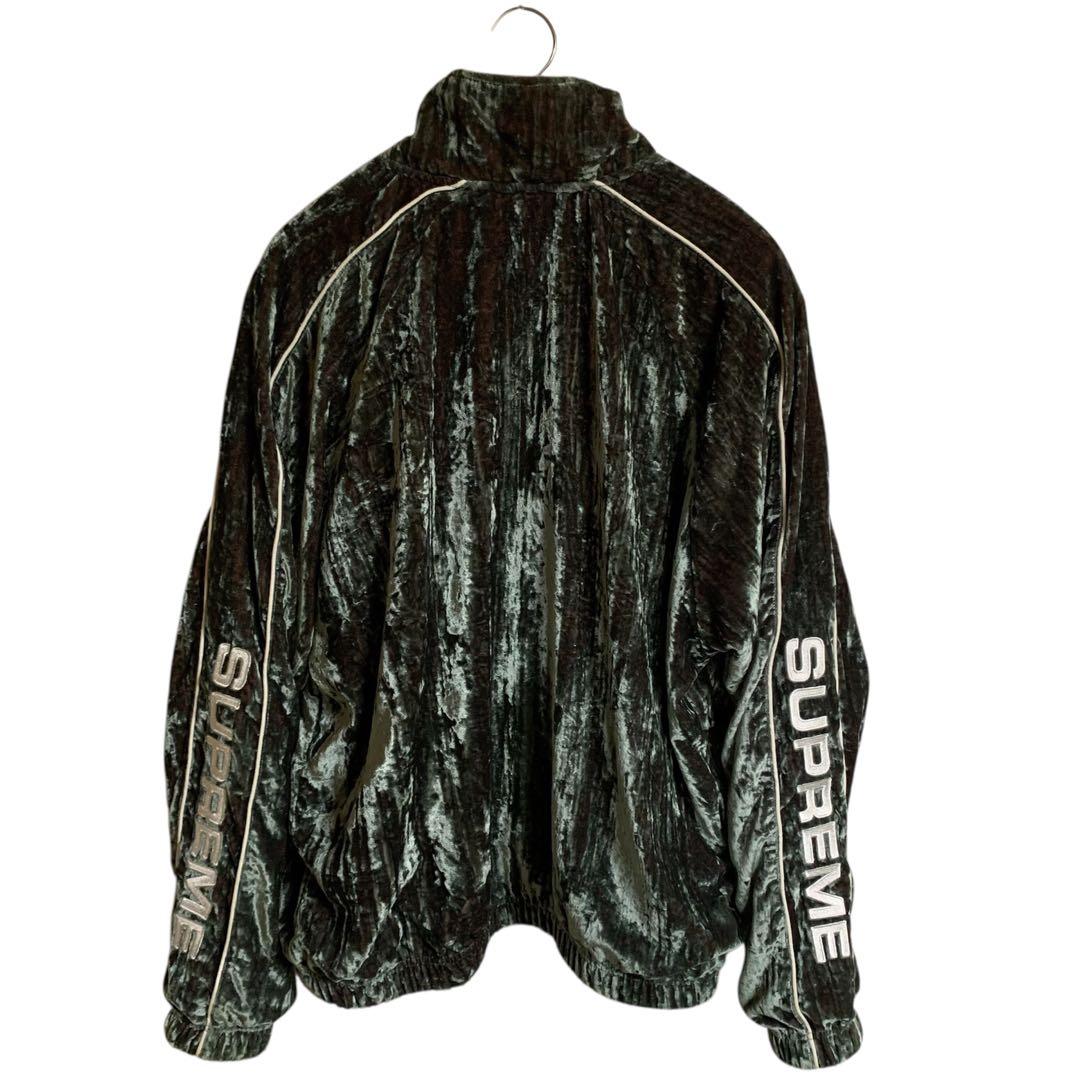 ジャケット・アウター SUPREME 23AW Crushed Velvet Track Jacket