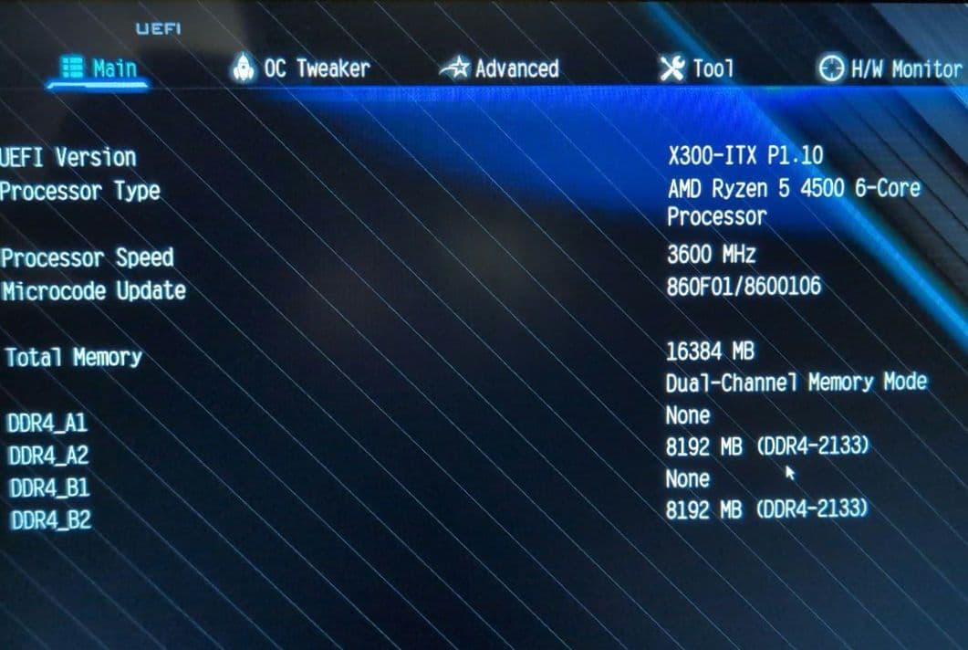Windowsデスクトップ ASRock DESKMEET x300 Ryzen 5 4500