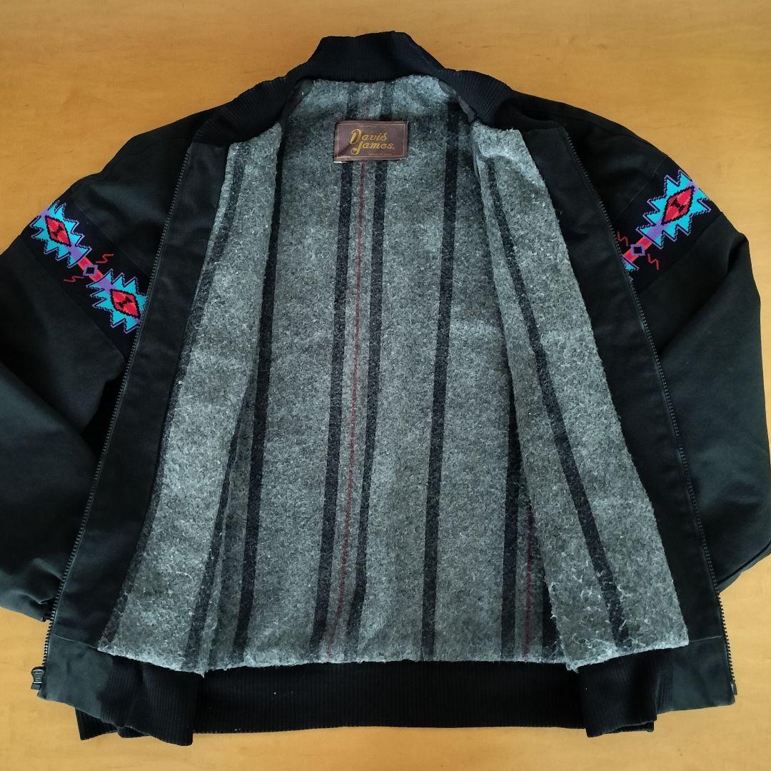 90s USA製 David James サウスウエスト ネイティブ柄ジャケット