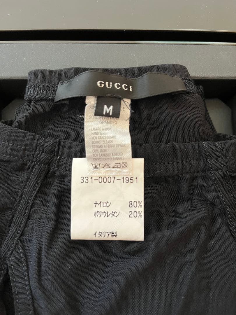 GUCCI ボクサーブリーフ 2枚セット ブラック
