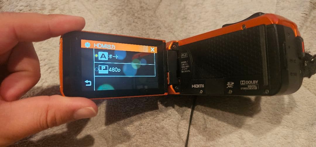 JVC ビデオカメラ GZ-RX600-D