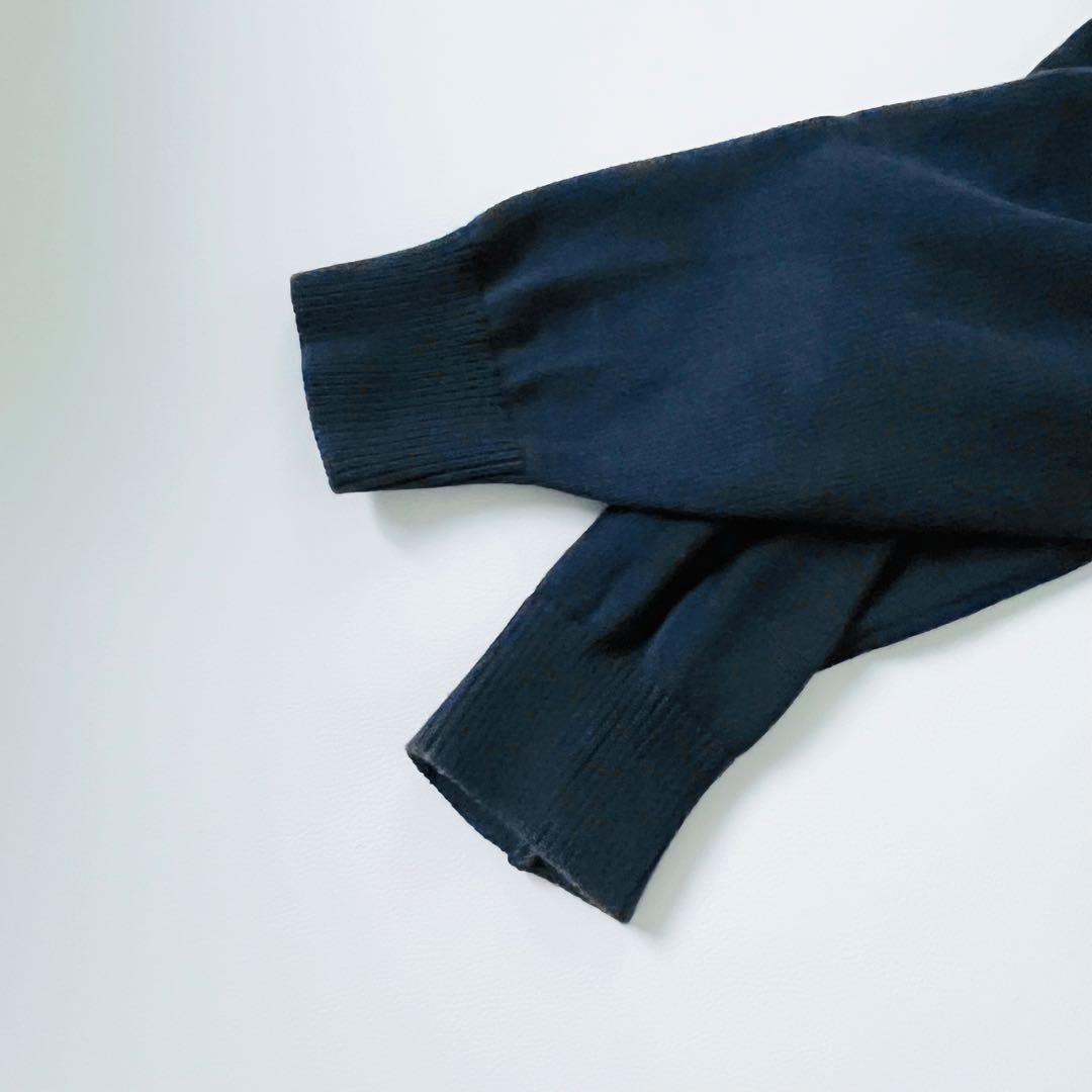 ドゥーズィエムクラス エブリデイアイライク ベーシックニット　コットン　ネイビー