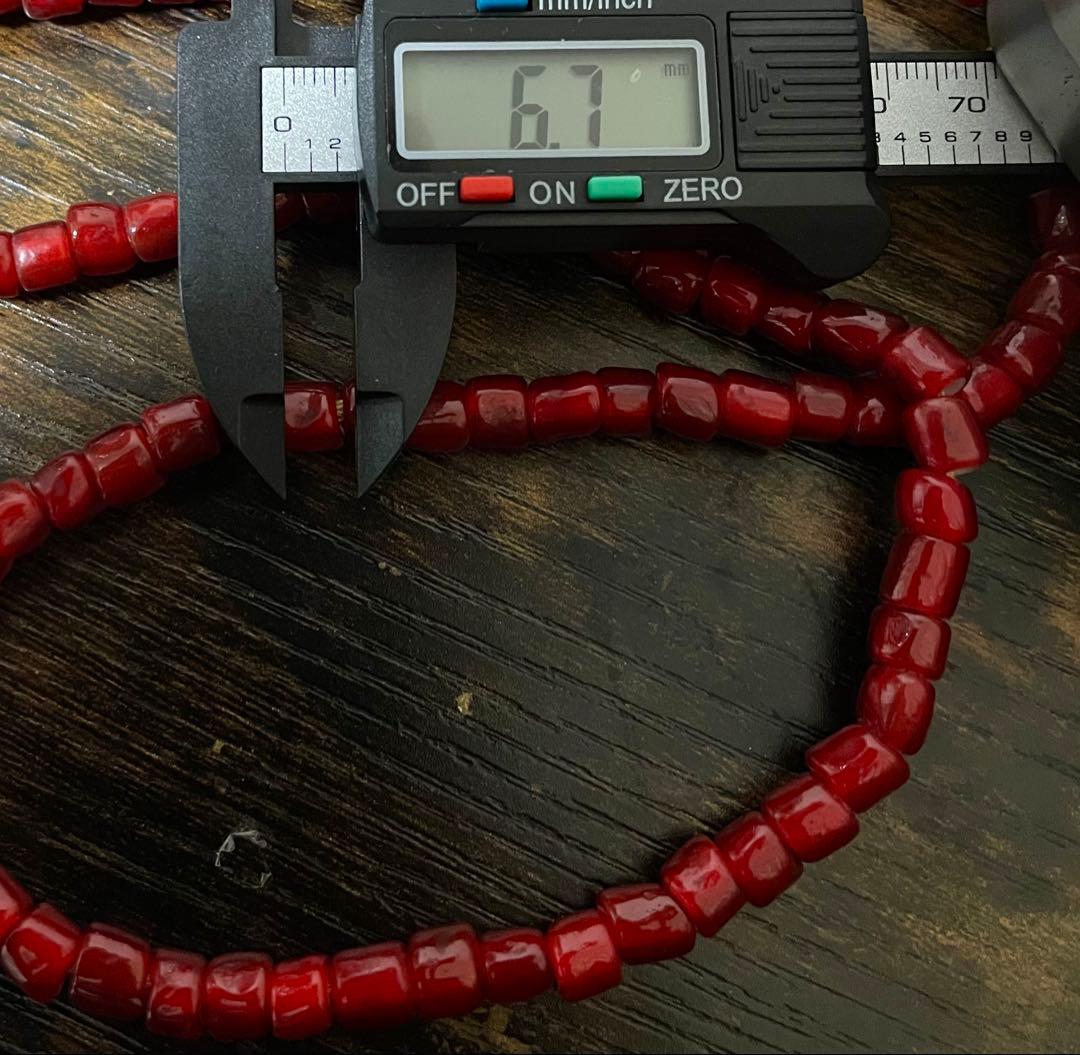 ★激レア★強血赤★ビンテージホワイトハーツ★インディアンジュエリー★アンティーク