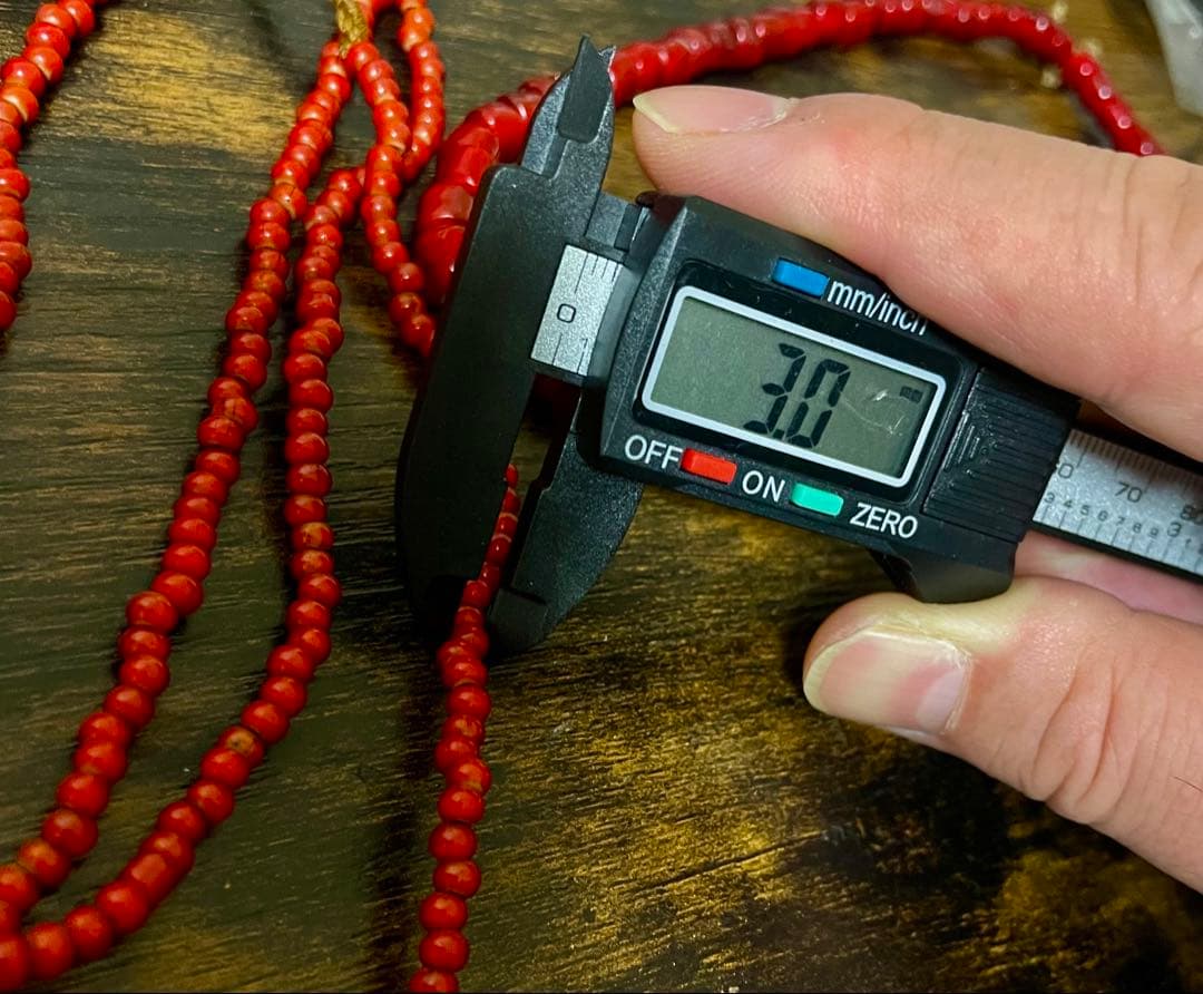 ★激レア★強血赤★ビンテージホワイトハーツ★インディアンジュエリー★アンティーク