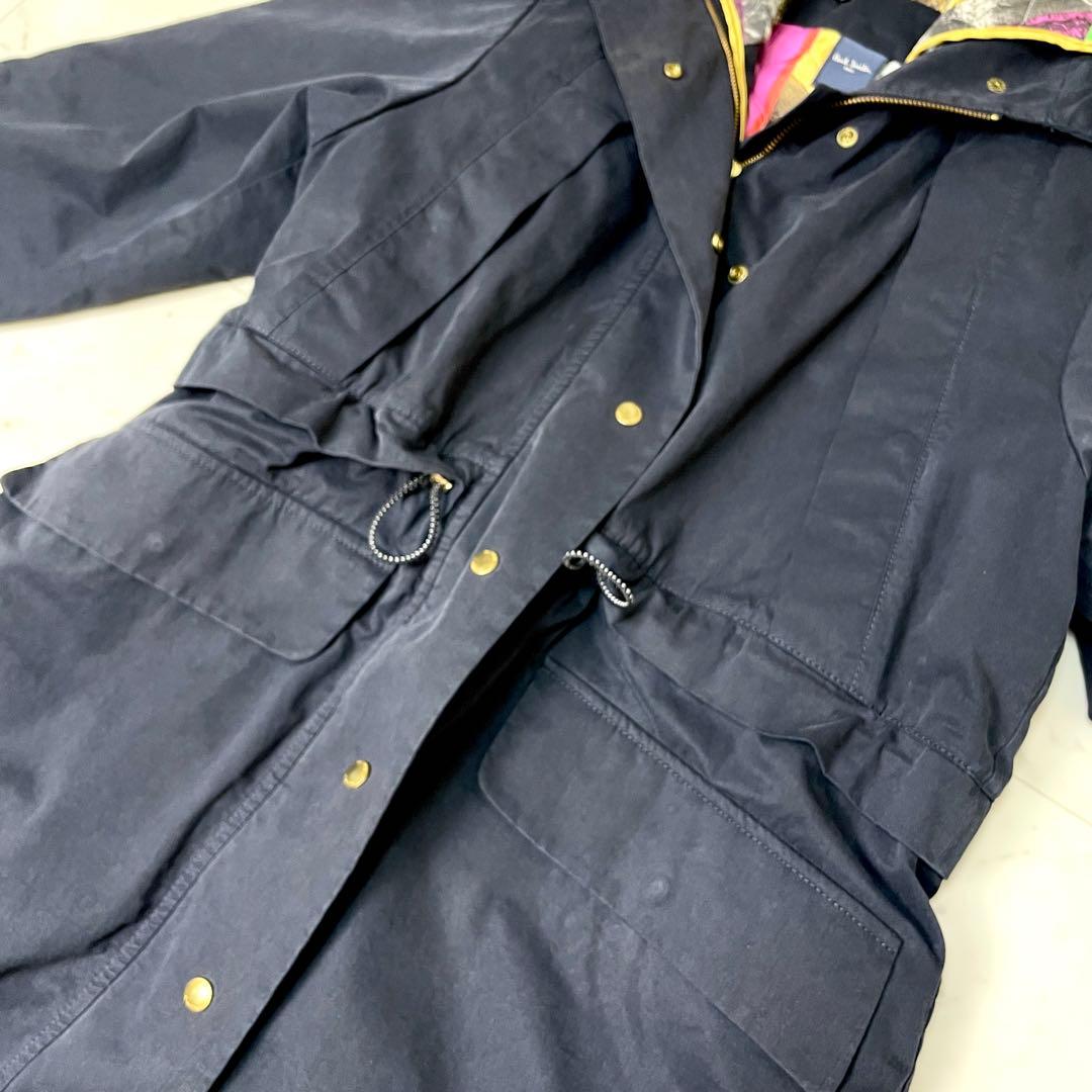 専用【美品】ポールスミス 2wayライナー付 モッズコート 2XL 紺