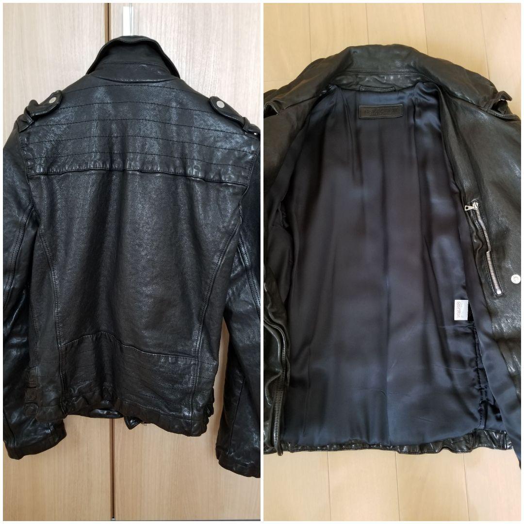 NEIL BARRETT (ニールバレット)ダブルライダースジャケット