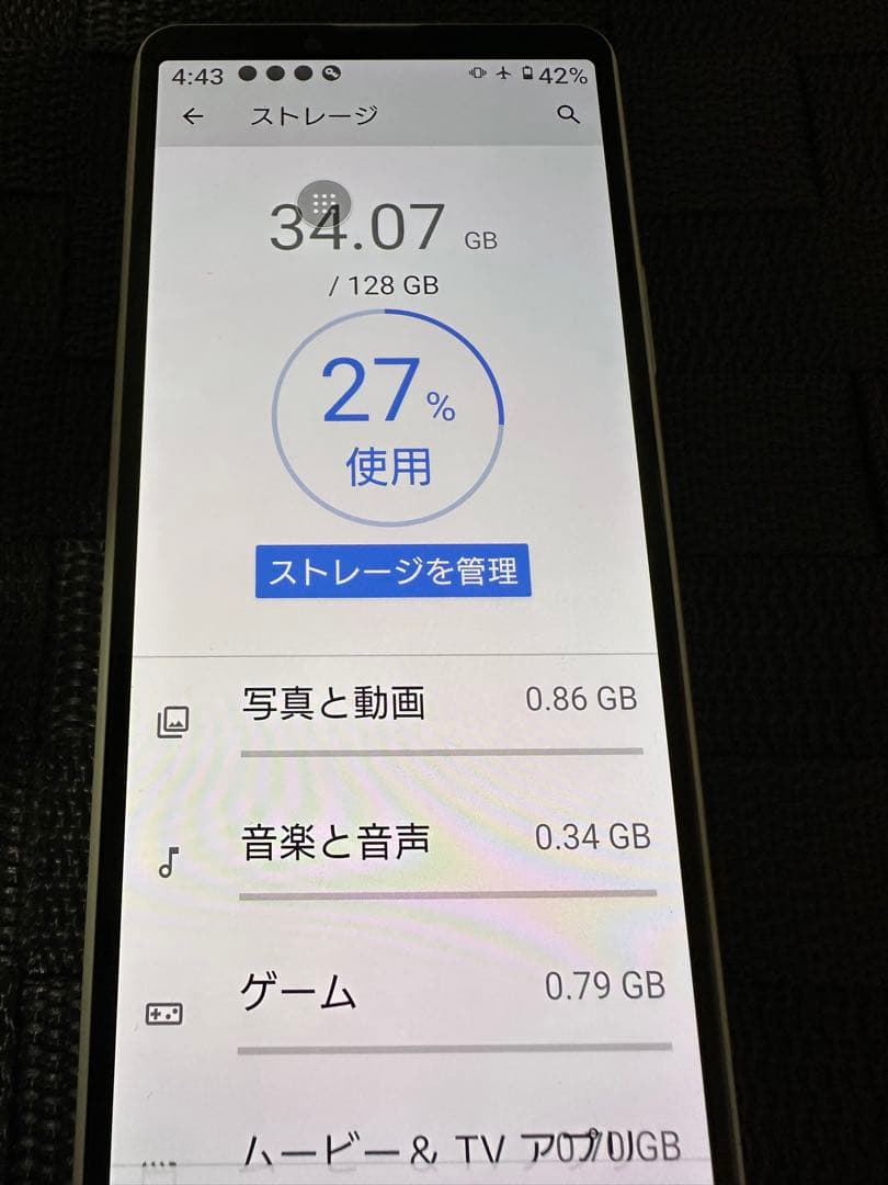 Sony Xperia SOG04 ホワイト128GB【使用１ヶ月】