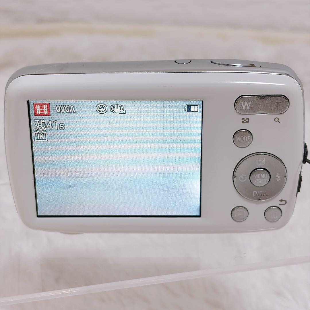 【美品】Panasonic LUMIX DMC-S1 ホワイト 箱つき　コンデジ