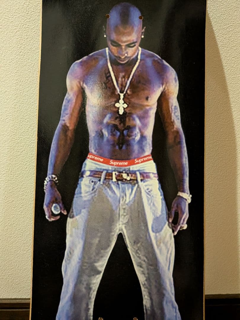 スケートボード supreme tupac skateboard 2pac