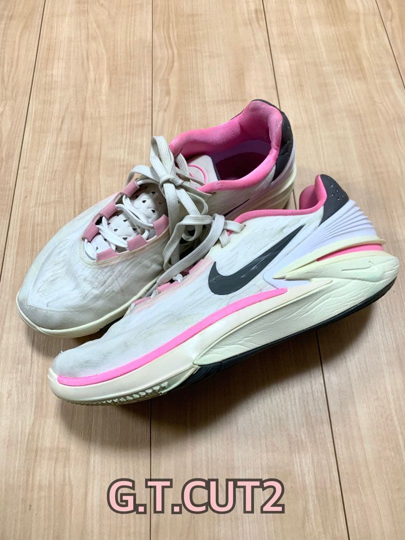 最終価格 レア ナイキ GTカット2 ミルクピンク②