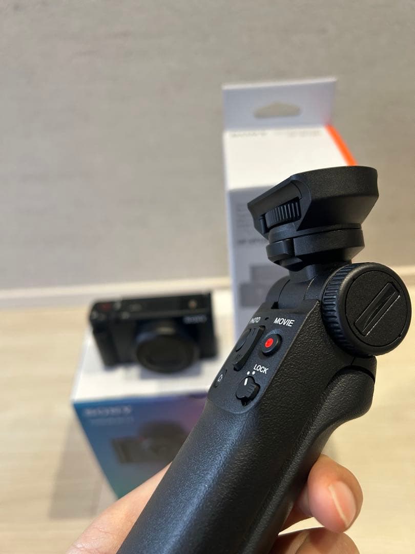 SONY VLOGCAM ZV-1 シューティンググリップキット付き