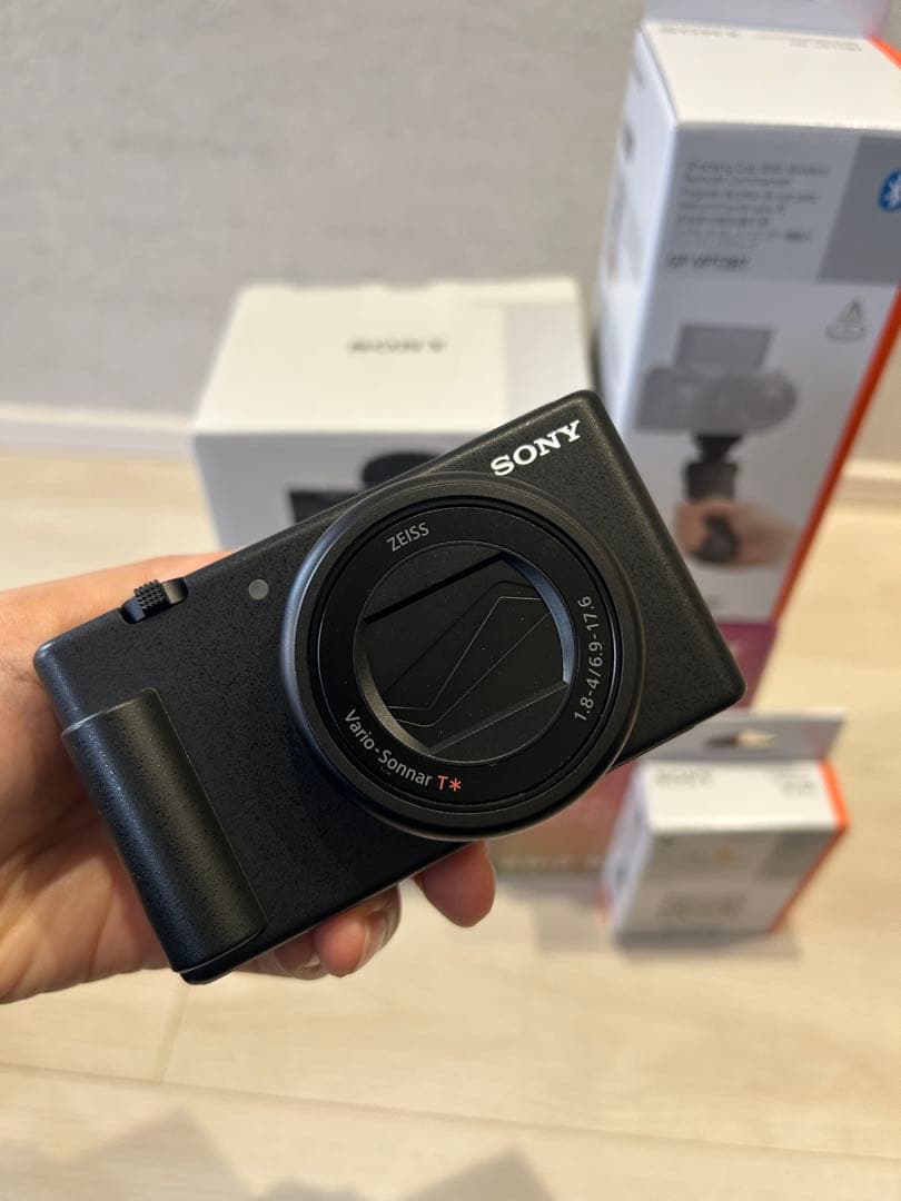SONY VLOGCAM ZV-1 シューティンググリップキット付き