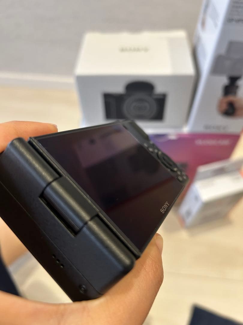 SONY VLOGCAM ZV-1 シューティンググリップキット付き