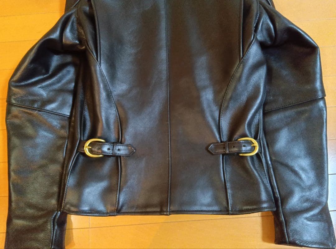 こ*吉様 超美品VANSON TYPE Bシングルライダース34黒ブラック付属品