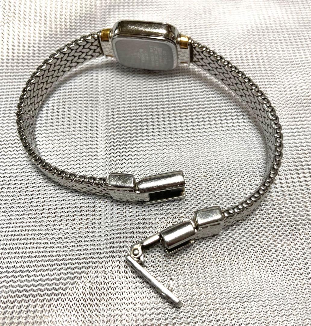 セイコー クレドール レディース腕時計18KT.SS 10Pダイヤ【稼働品】