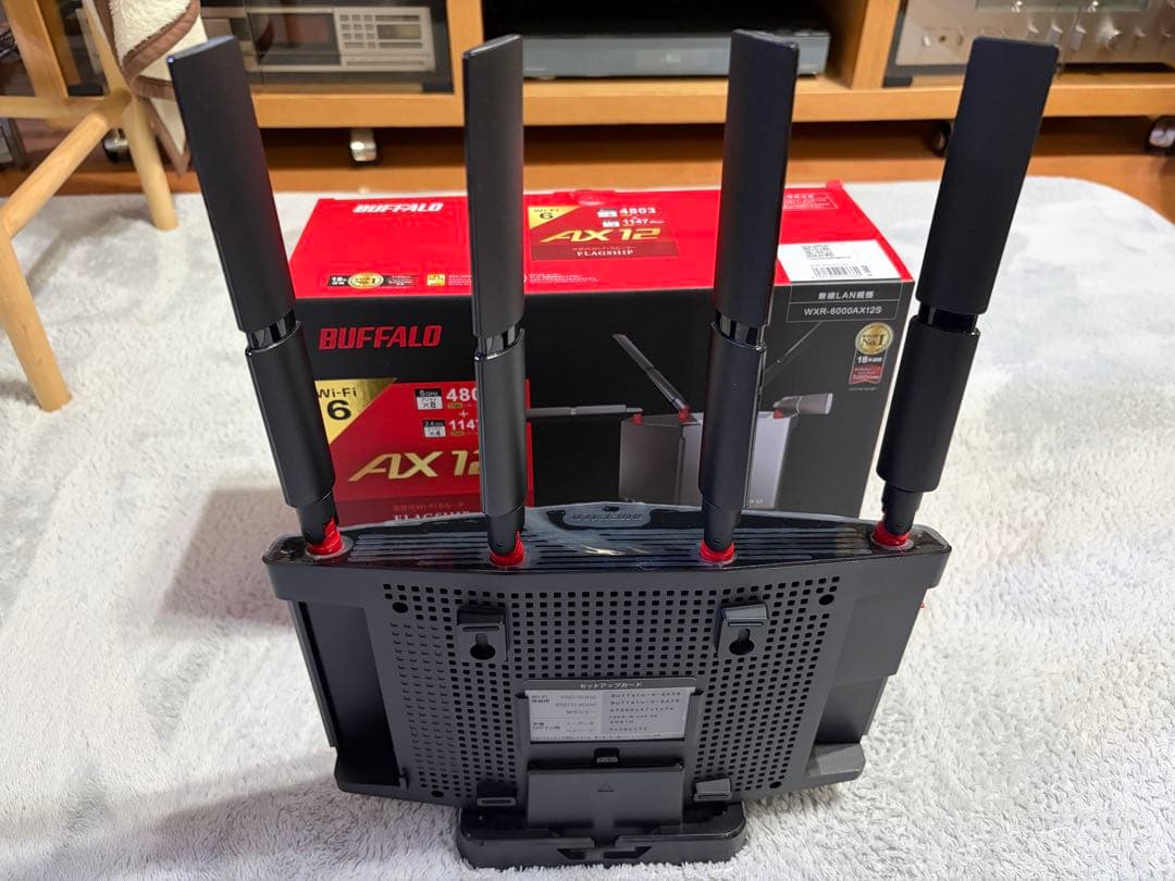 BUFFALO WXR-6000AX12S Wi-Fi 6 ルーター