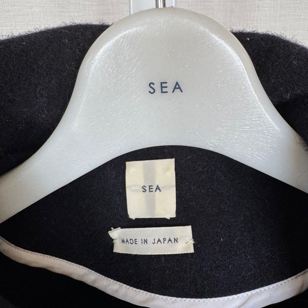 SEA vintage us navy メルトンオーバーダッフルコート