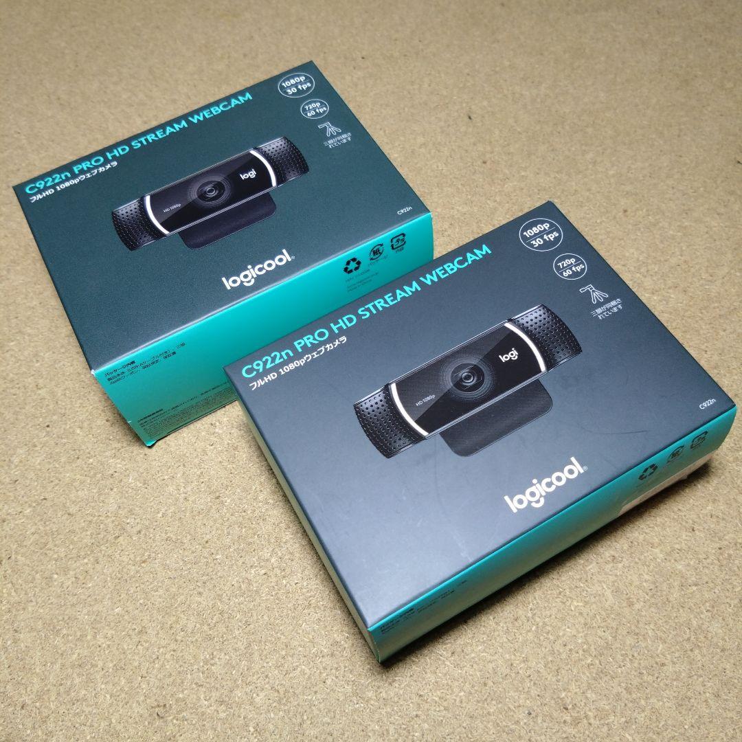 logicool フルHD 1080pウェブカメラ C922n ×２台セット