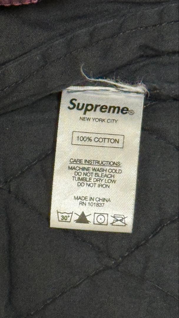 ジャケット・アウター supreme Quilted Lace Bomber Jacket