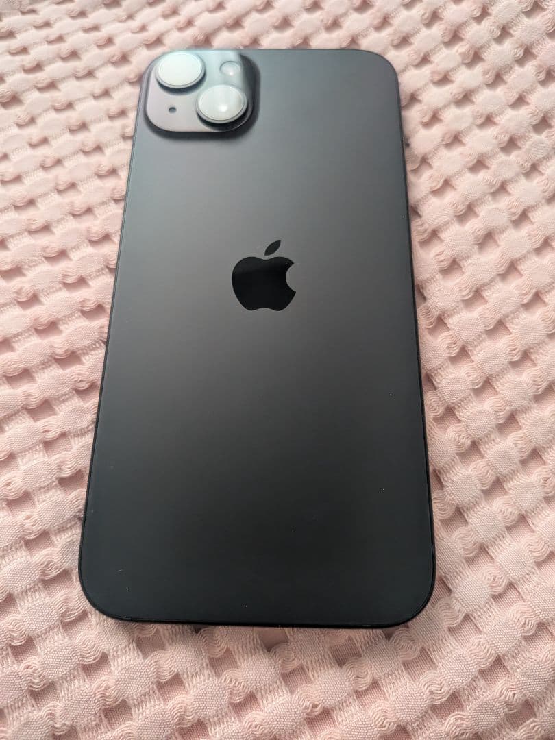 【極美品】iPhone15plus128GB ブラック　simフリー