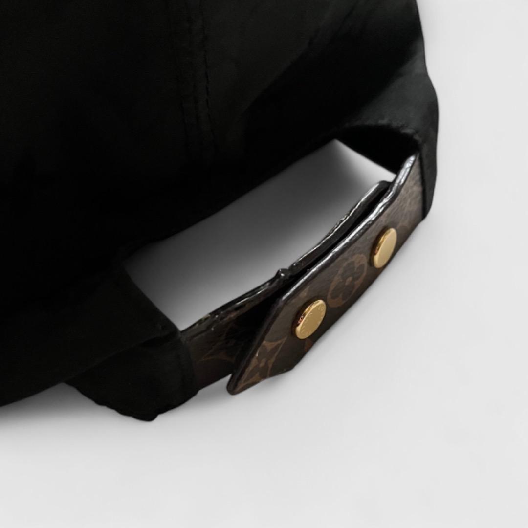 美品 ルイヴィトン キャップ LV ゲットレディー ブラック モノグラム 帽子