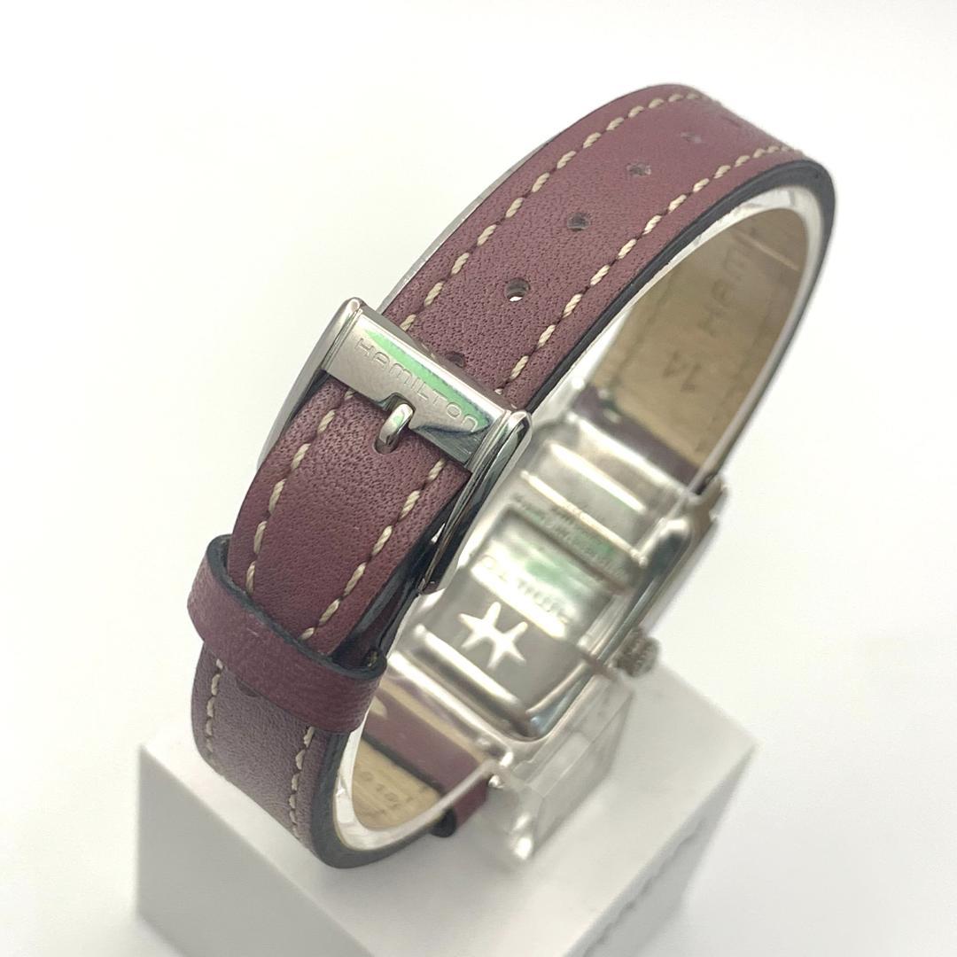 7-4419 HAMILTON H112210 アナログ腕時計 長方形