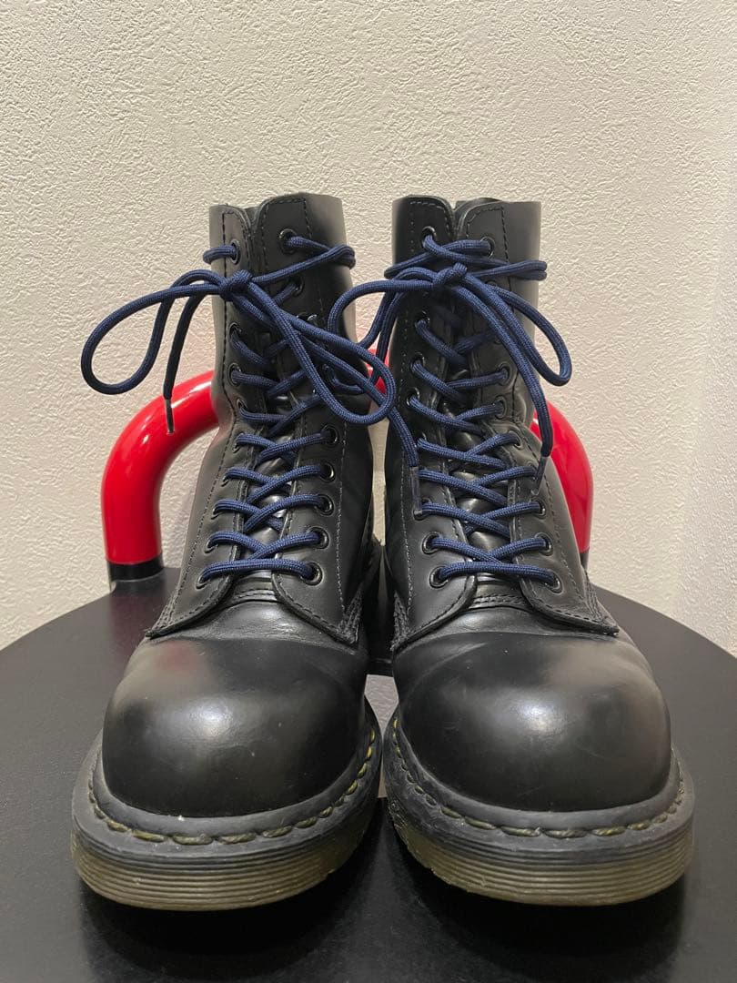 靴 DR.MARTENS steel toe boots US8