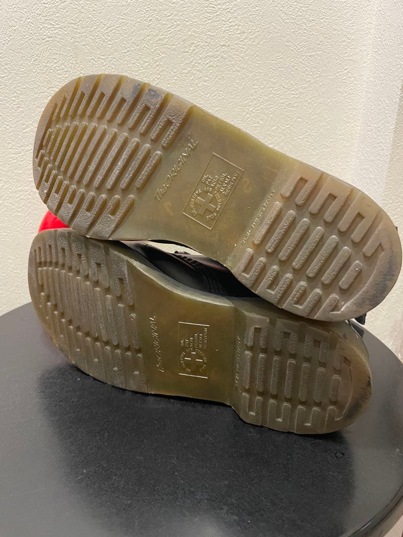 靴 DR.MARTENS steel toe boots US8