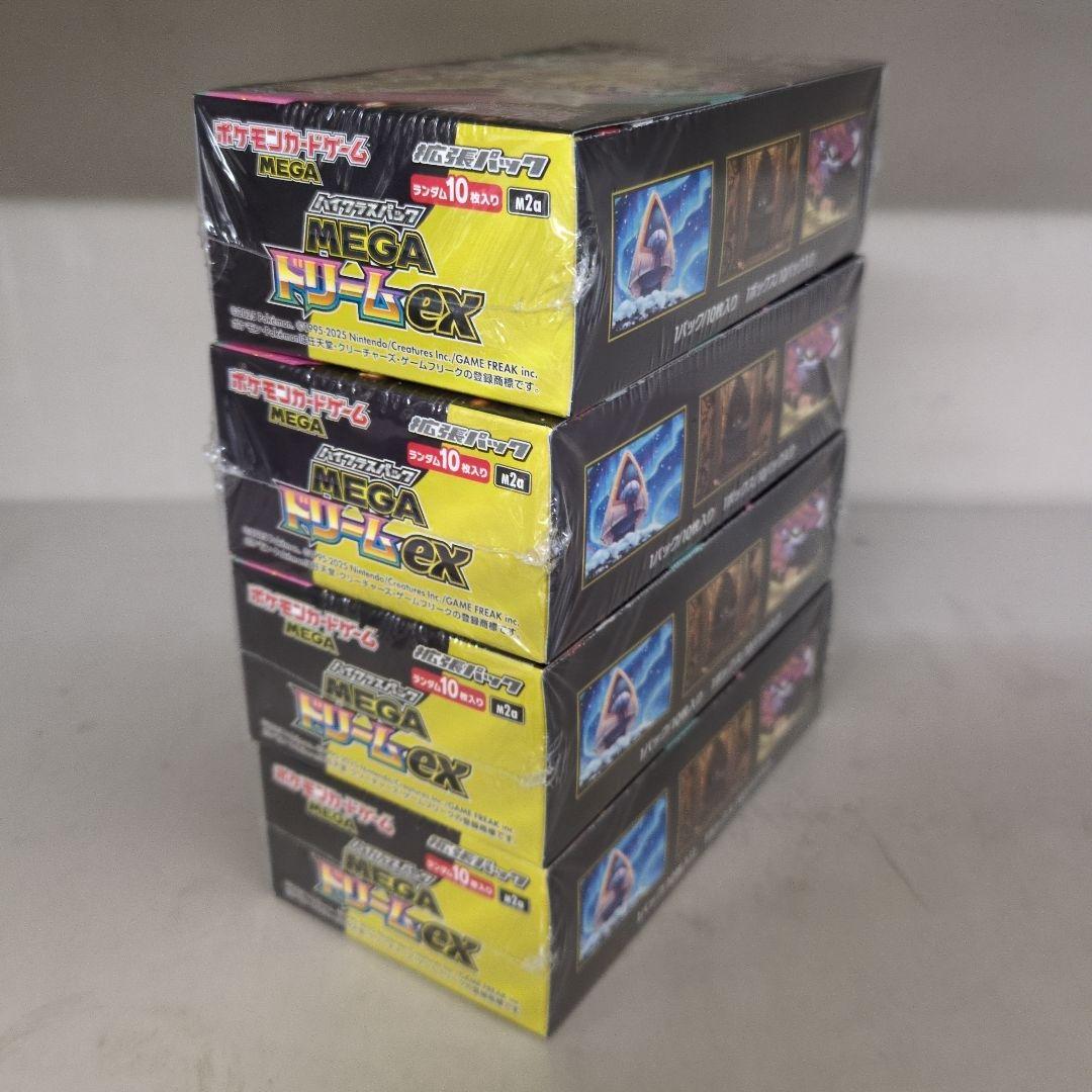 ポケモンカード メガドリームEX 4boxセット