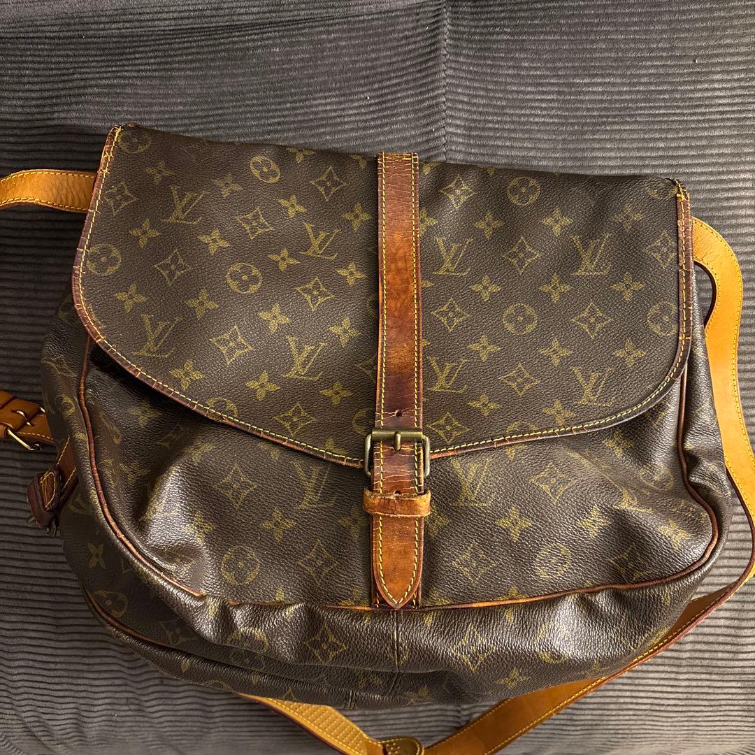 LOUIS VUITTON ソミュール 35 モノグラム メッセンジャーバッグ
